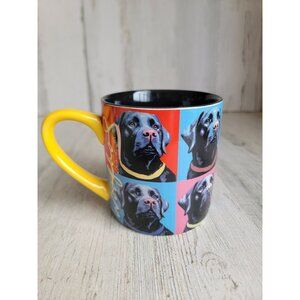 Paw pallets‎ black lab mug home decor cup dog collar kitchen